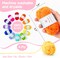 48-Piece Crochet Yarn Kit – 1400 Yards, 40 Multicolor Acrylic Yarn Skeins with 2 Crochet Hooks, 2 Weaving Needles, 4 Stitch Markers & Storage Bag, Perfect Gift for Beginners and Adults
